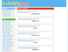 Tablet Screenshot of kralindirim.com